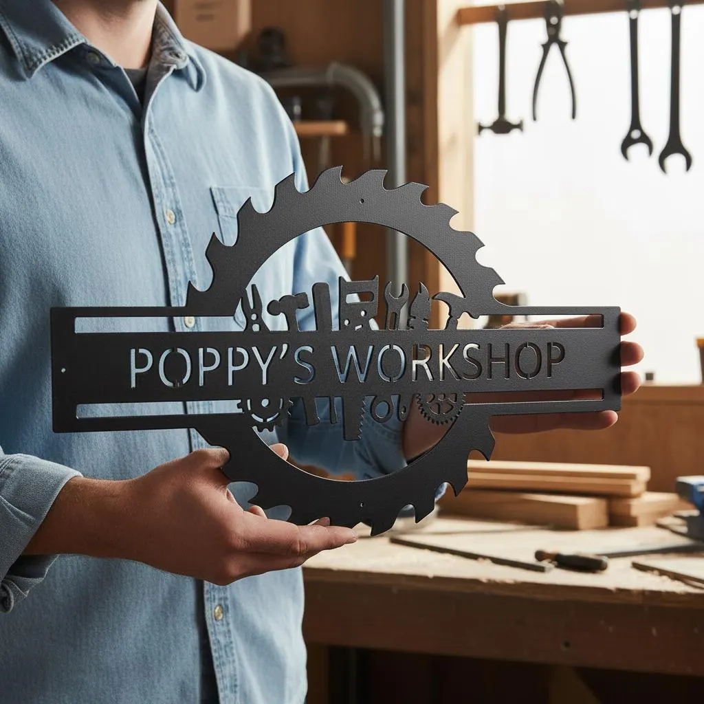 Custom Garage Name Sign,Worksh - Workshop Tools With Name reseña y precio