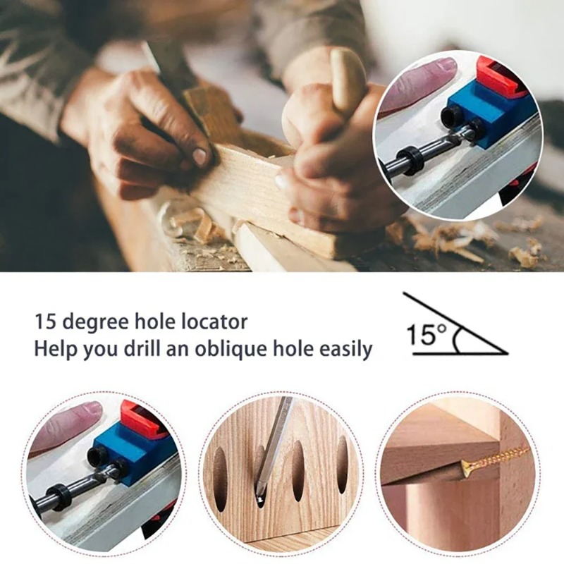 14Pcs 15 Degrees Pocket Hole J - Pocket Hole Jig reseña y precio