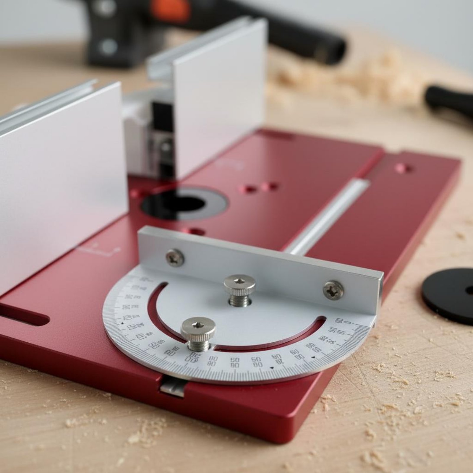 Aluminum Router Flip Plate Pre - Router Table Insert reseña y precio