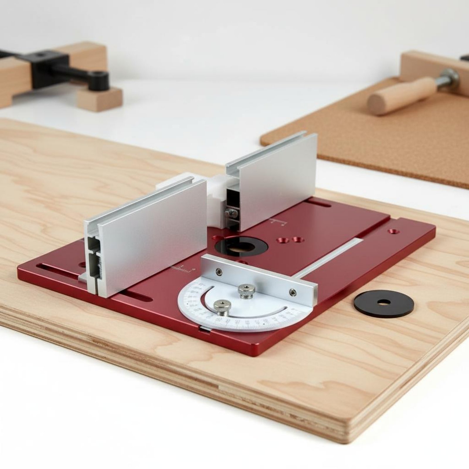 Aluminum Router Flip Plate Pre - Router Table Insert reseña y precio
