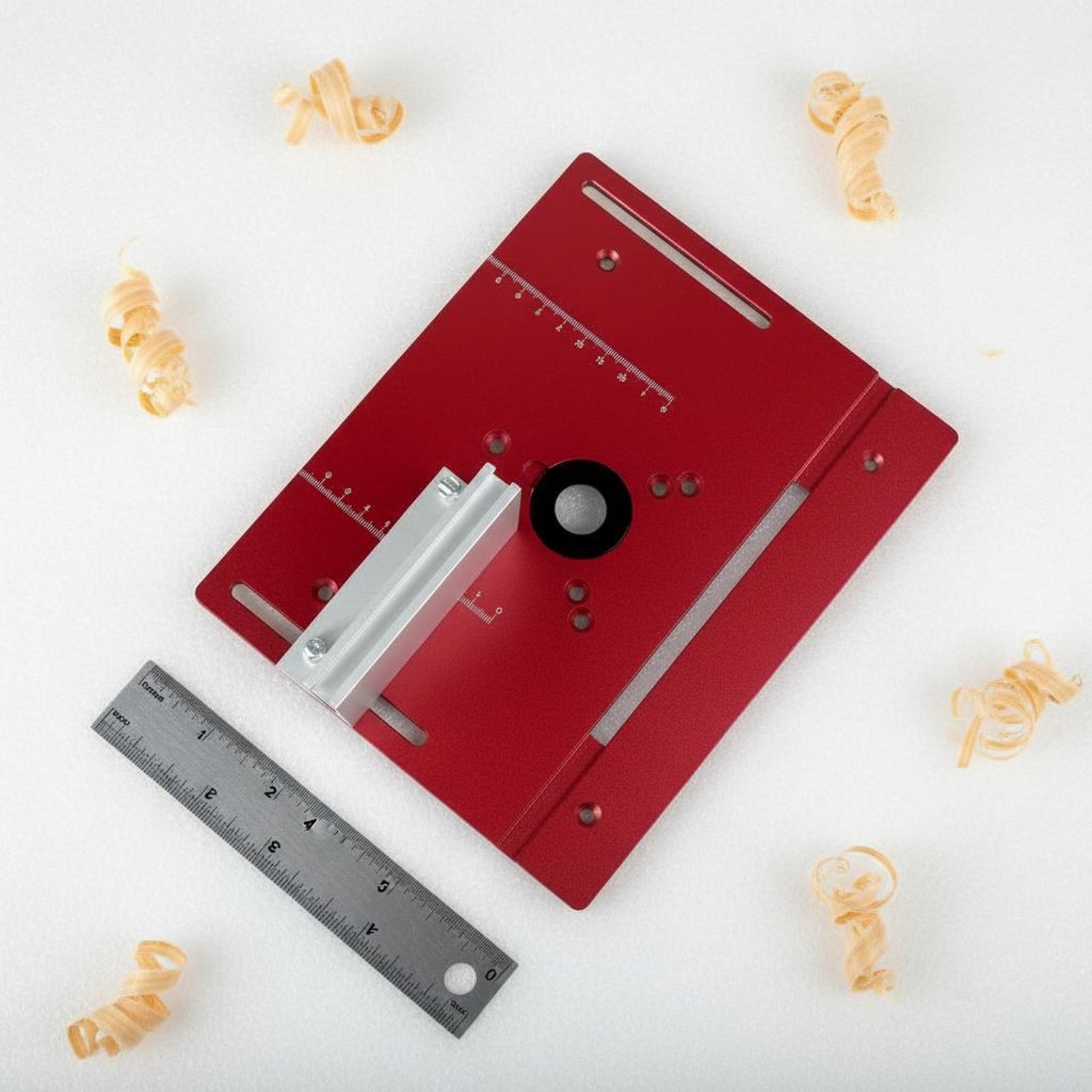 Aluminum Router Flip Plate Pre - Router Table Insert reseña y precio