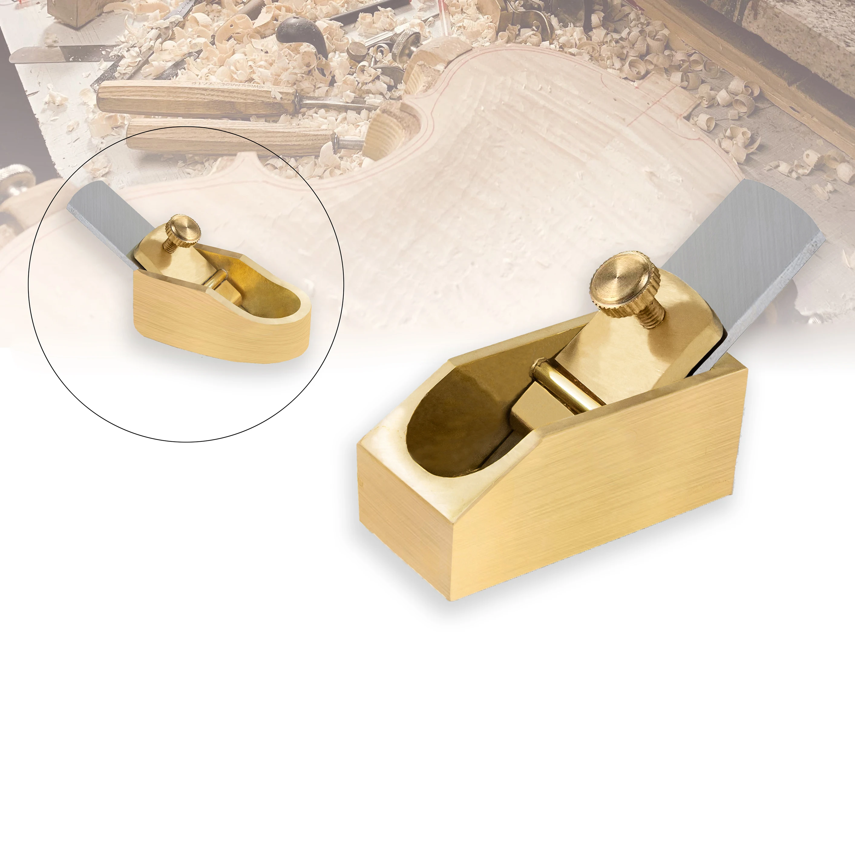 Size/Shape Optional Copper Bra - Hand Plane Block reseña y precio