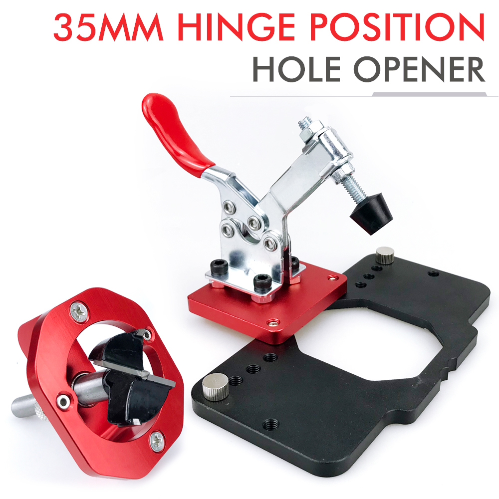 35mm Concealed Door Hinge Jig  - Pocket Hole Jig reseña y precio