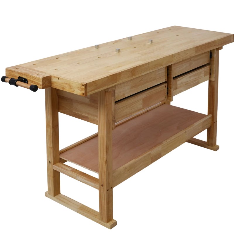 DB 60in steel workbench with 4 - Tools Used In Wood Workshop reseña y precio