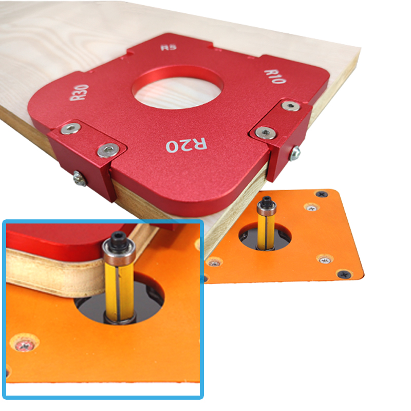 Round Corner Jig Templates  R5 - Router Table Insert reseña y precio