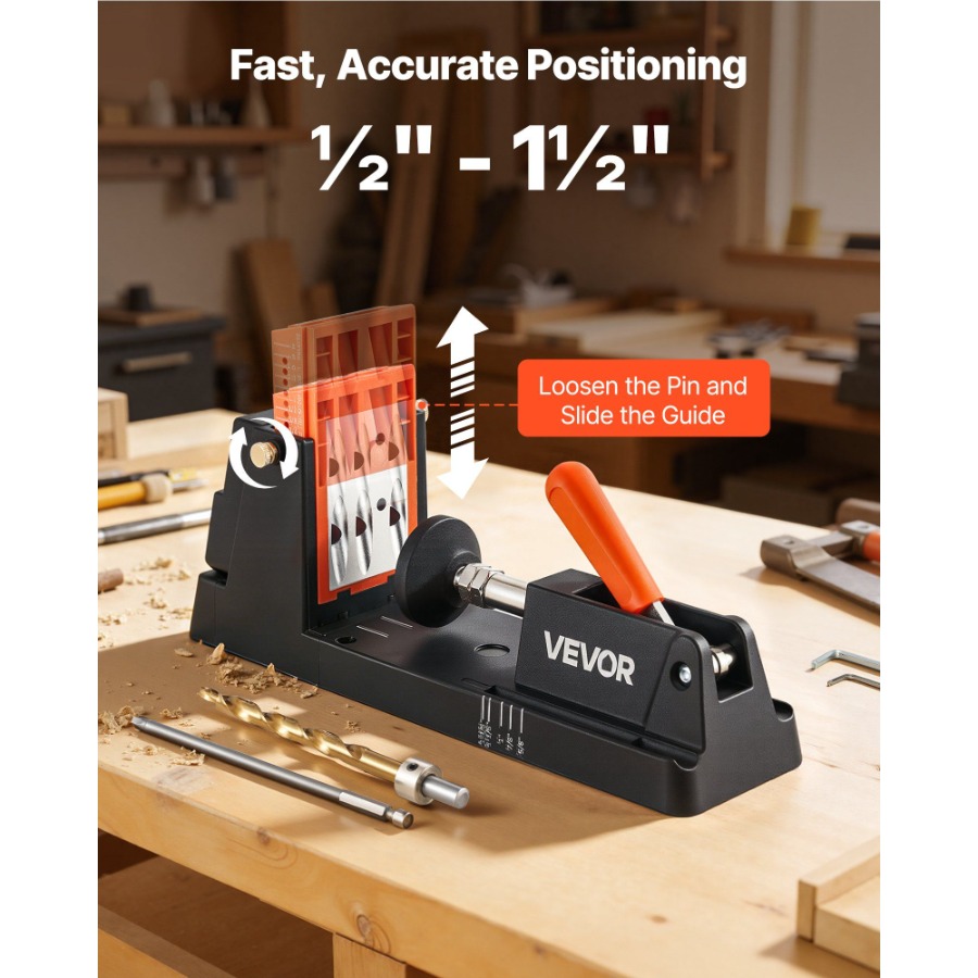 Pocket Hole Jig Kit 1/2 to 1-1 - Pocket Hole Jig reseña y precio
