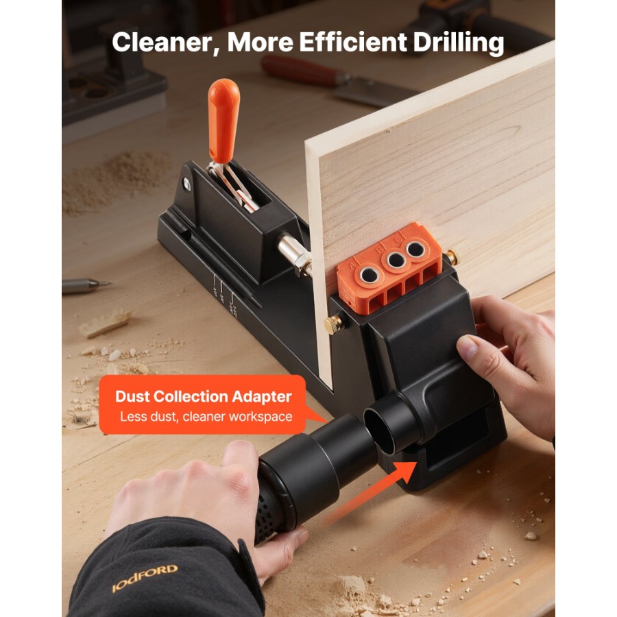 Pocket Hole Jig Kit 1/2 to 1-1 - Pocket Hole Jig reseña y precio