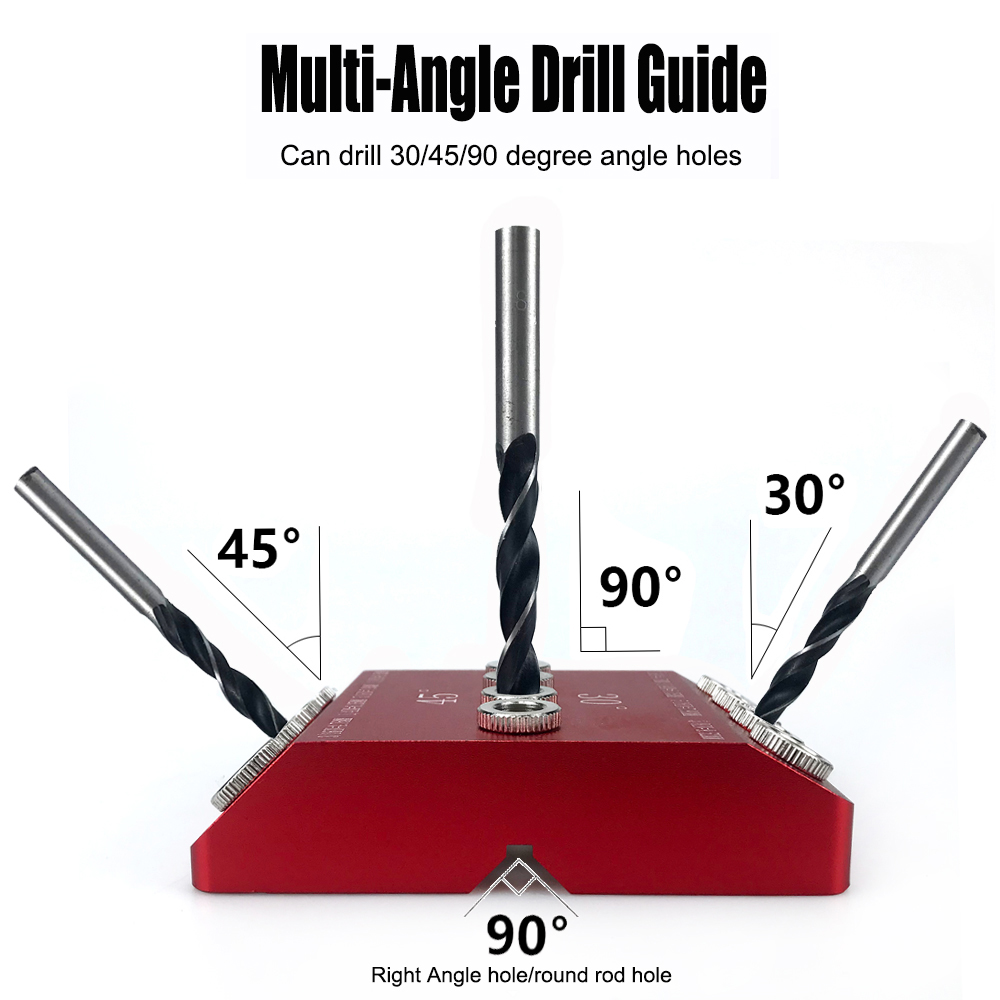 New 30/45/90 Degree Angle Obli - Pocket Hole Jig reseña y precio