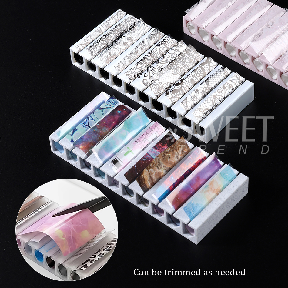 Nail Transfer Foils Storage Bo - Tool Chest Cabinet reseña y precio