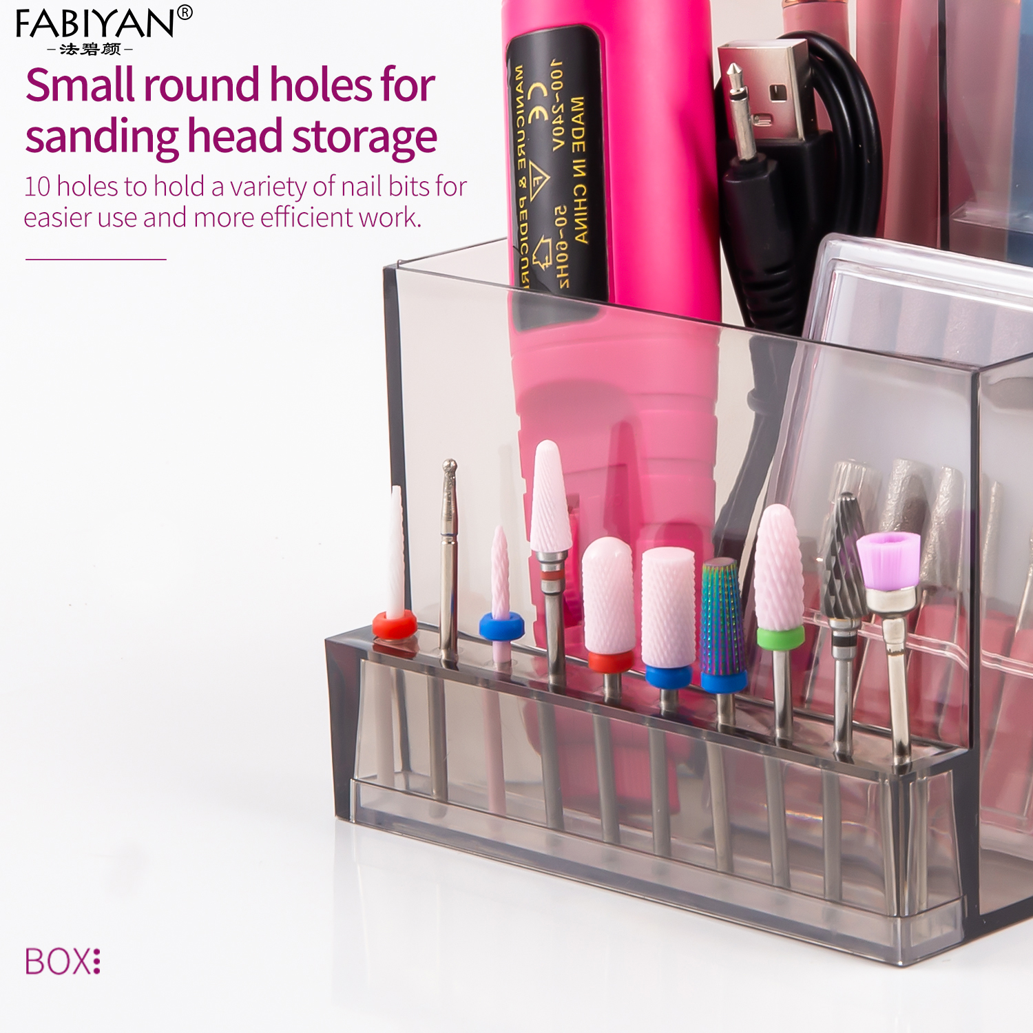 ABS Transparent Acrylic Nail T - Tool Chest Cabinet reseña y precio