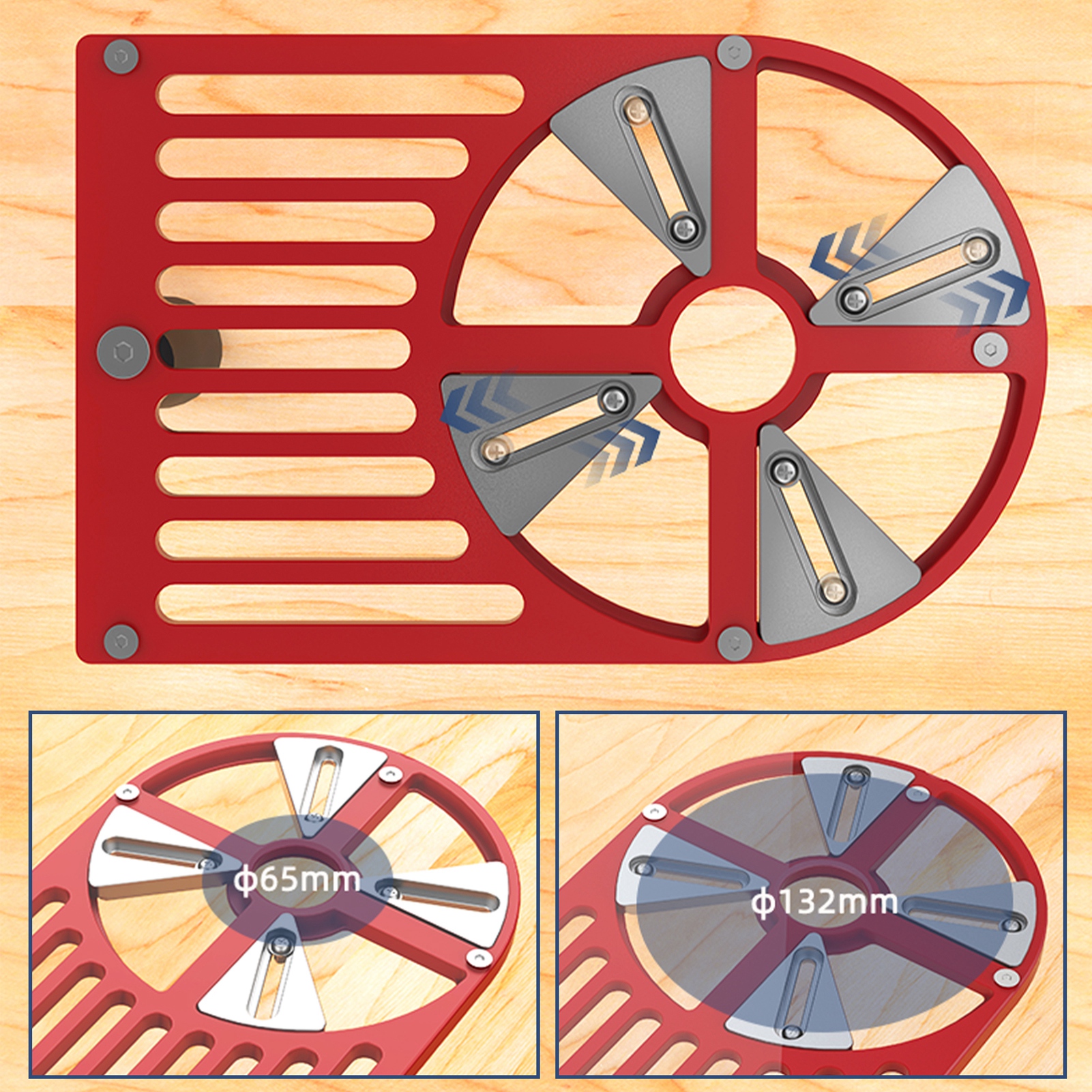 Router Bottom Plate Trimming M - Router Table Insert reseña y precio