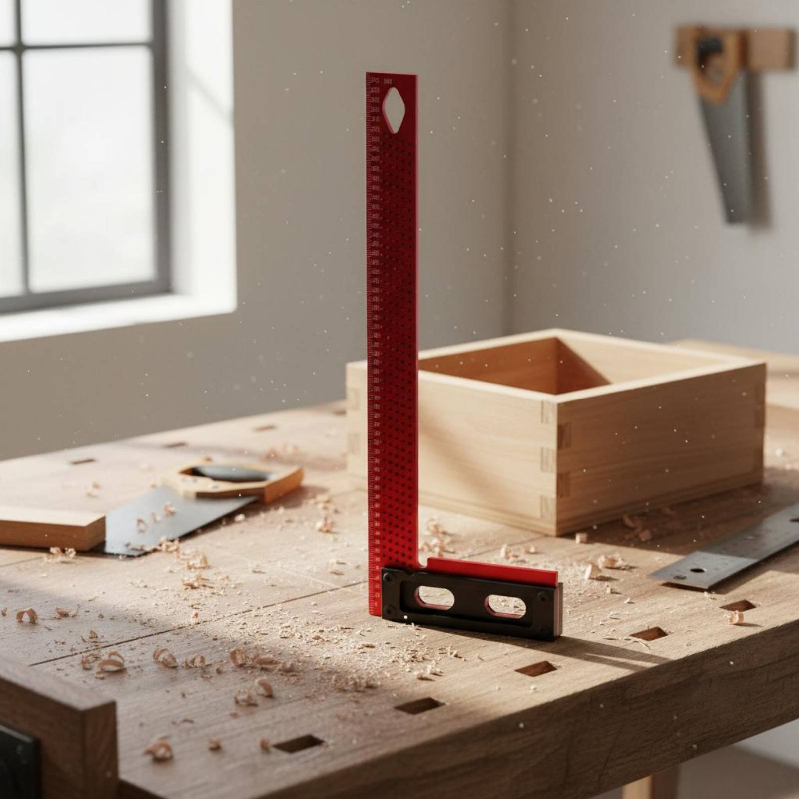 L-Shaped Marking Ruler Aluminu - Workshop Layout Tools reseña y precio