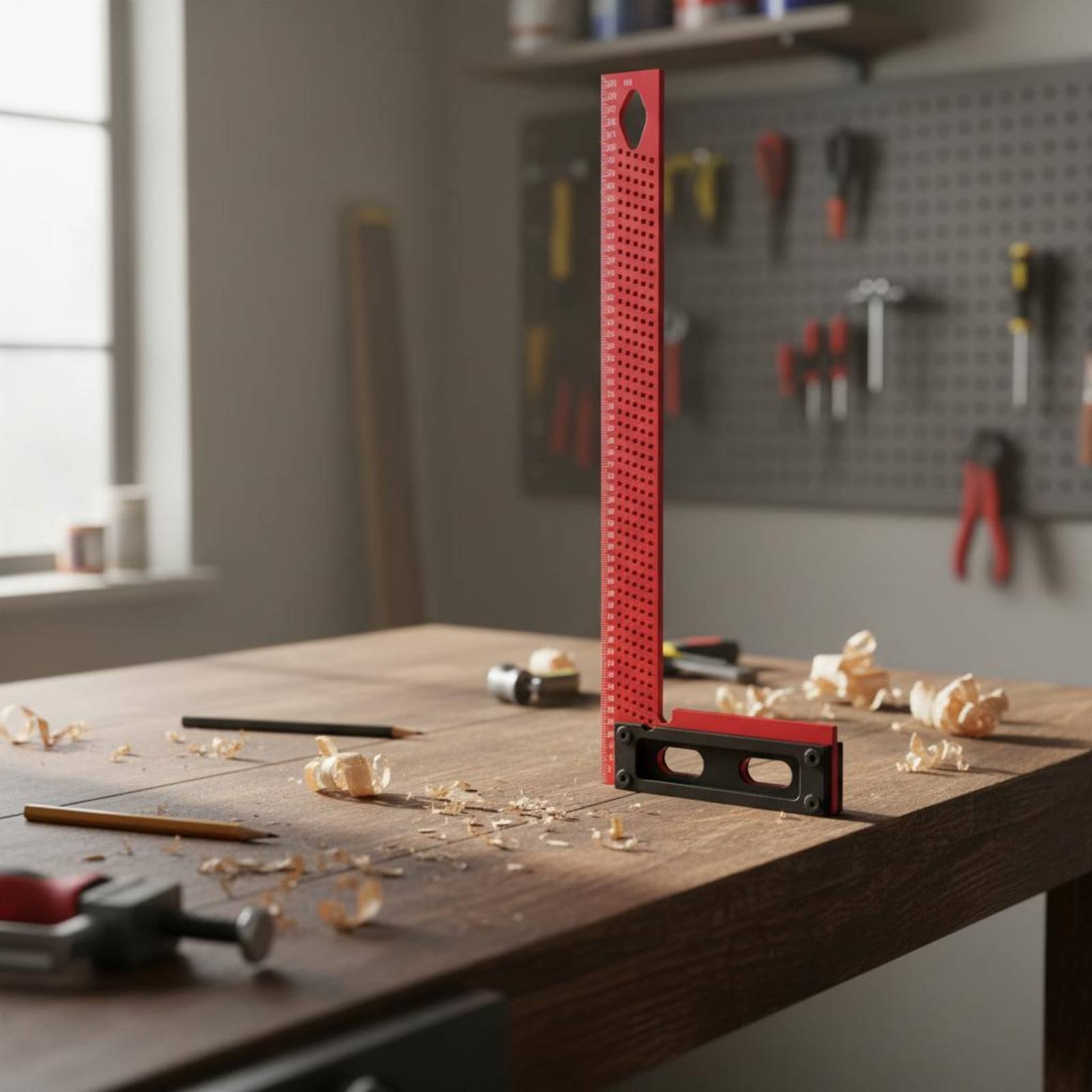 L-Shaped Marking Ruler Aluminu - Workshop Layout Tools reseña y precio