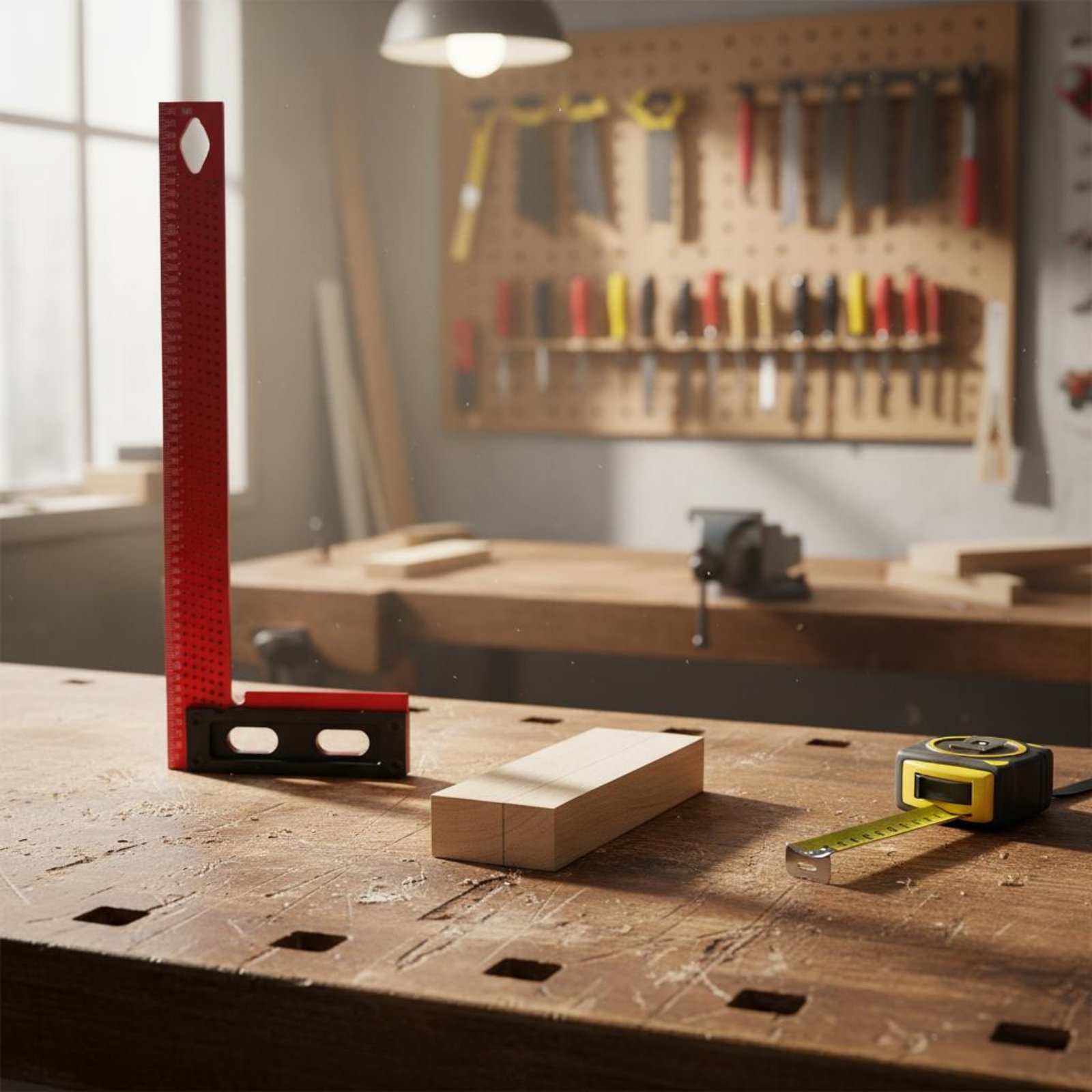 L-Shaped Marking Ruler Aluminu - Workshop Layout Tools reseña y precio