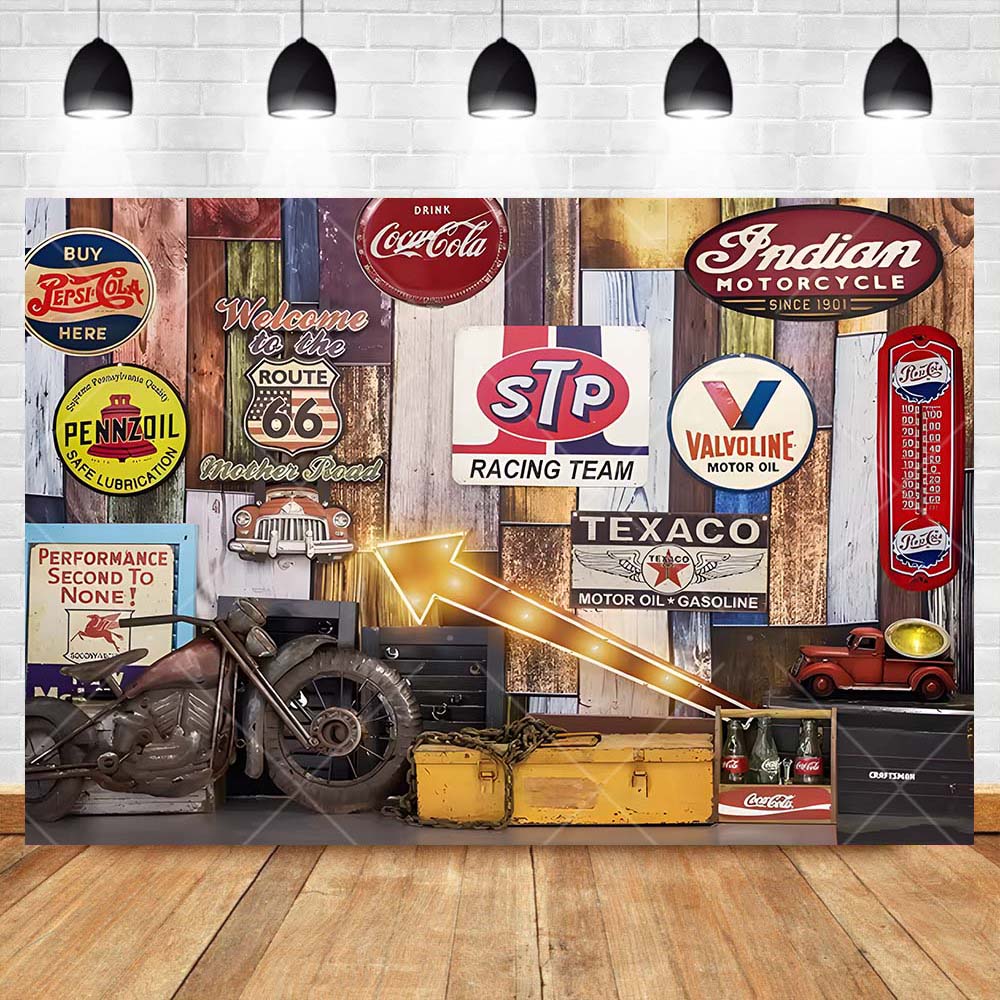 Retro Motorcycle Car Repairs G - Workshop Tools Photos reseña y precio