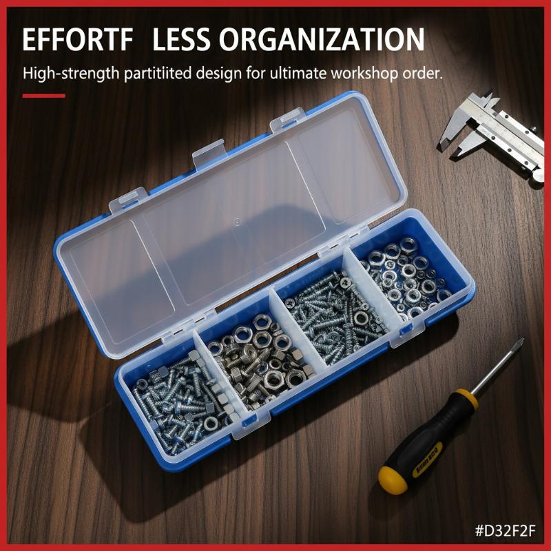 Screw Organizer Box Blue Red B - Tool Chest Cabinet reseña y precio