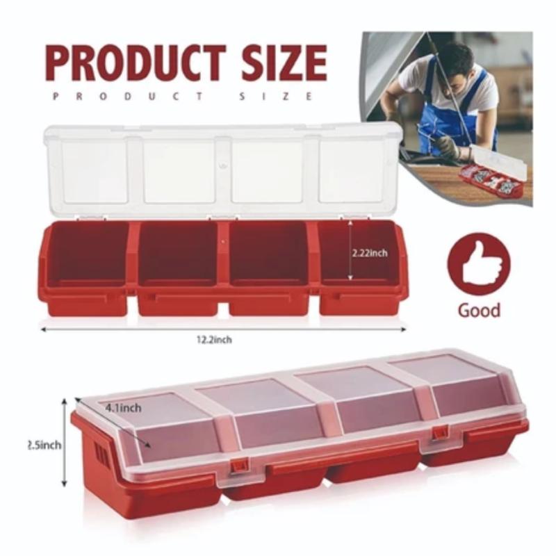 Screw Organizer Box Blue Red B - Tool Chest Cabinet reseña y precio