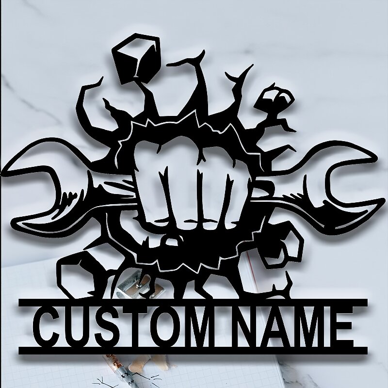 Customizable Metal Workshop Wa - Workshop Tools With Name reseña y precio